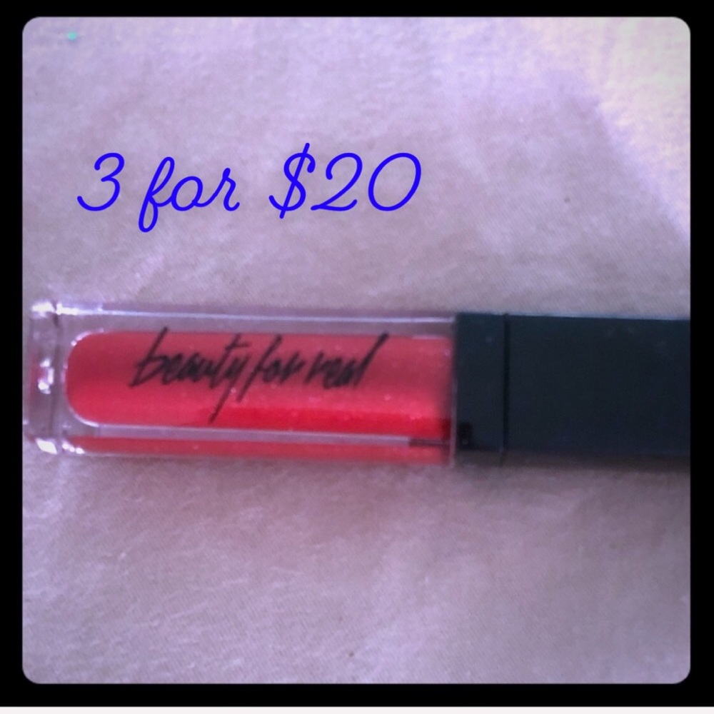 BeautyforReal LightmyFire lipgloss + shine 3for$20